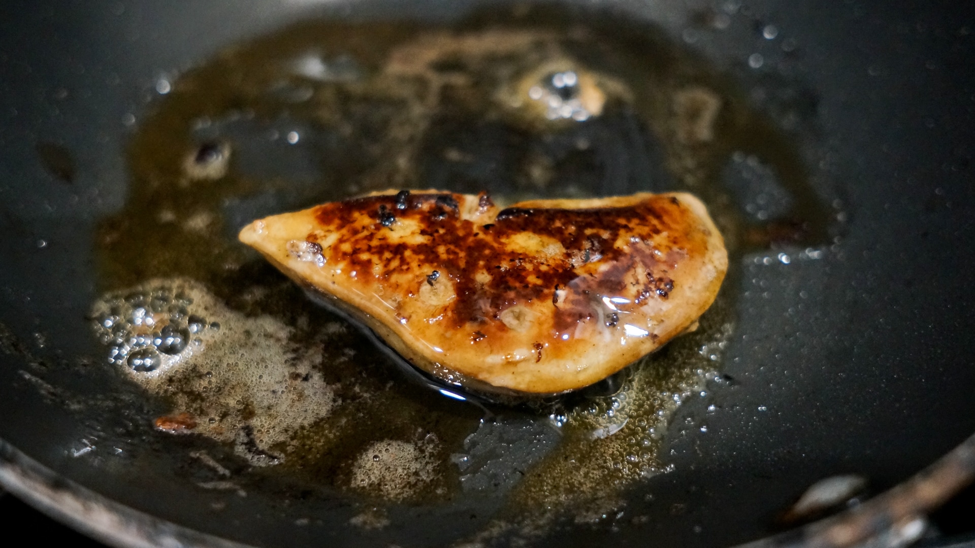 Searing the Foie Gras