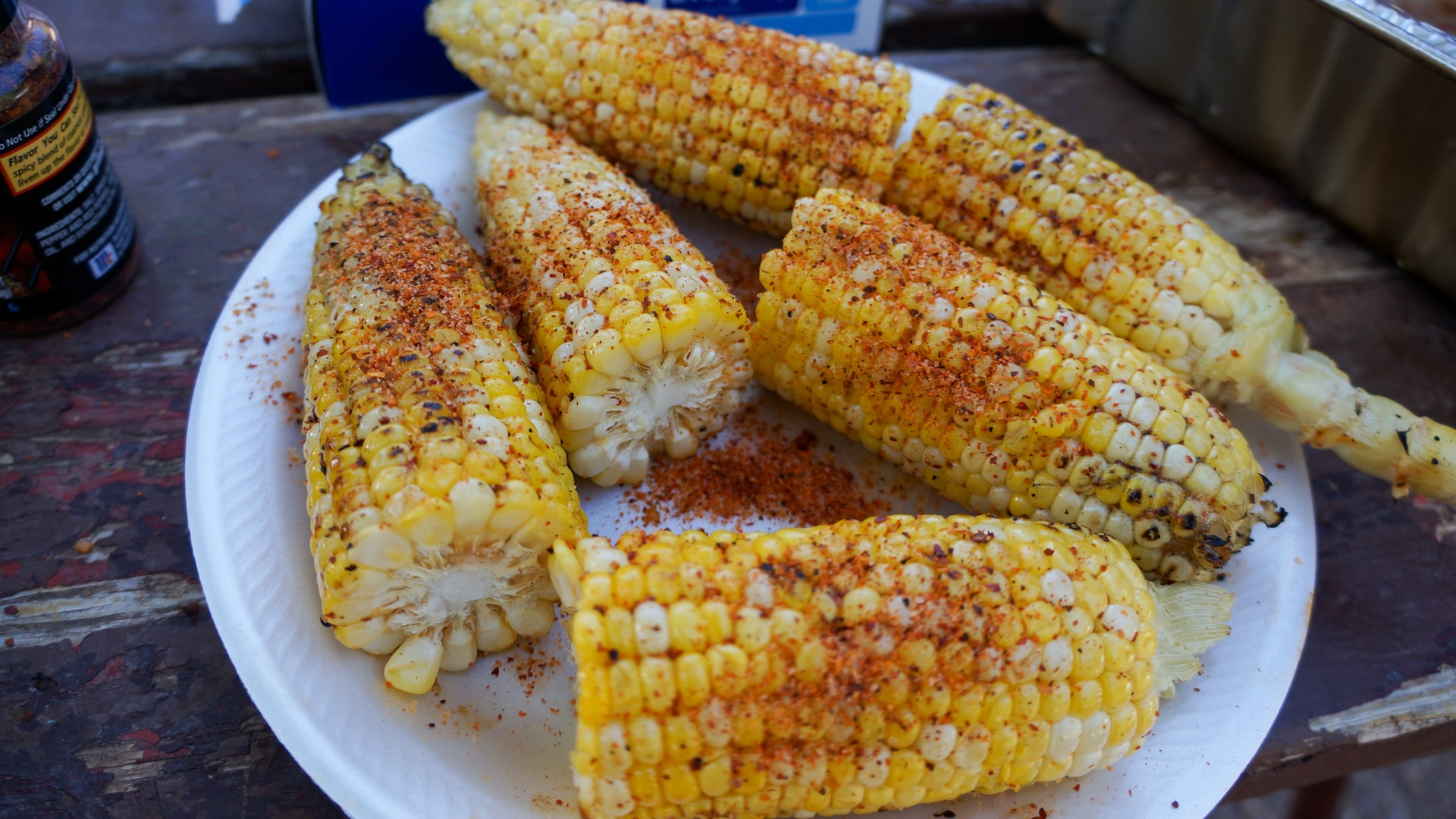 Grilled Corn With Tajin