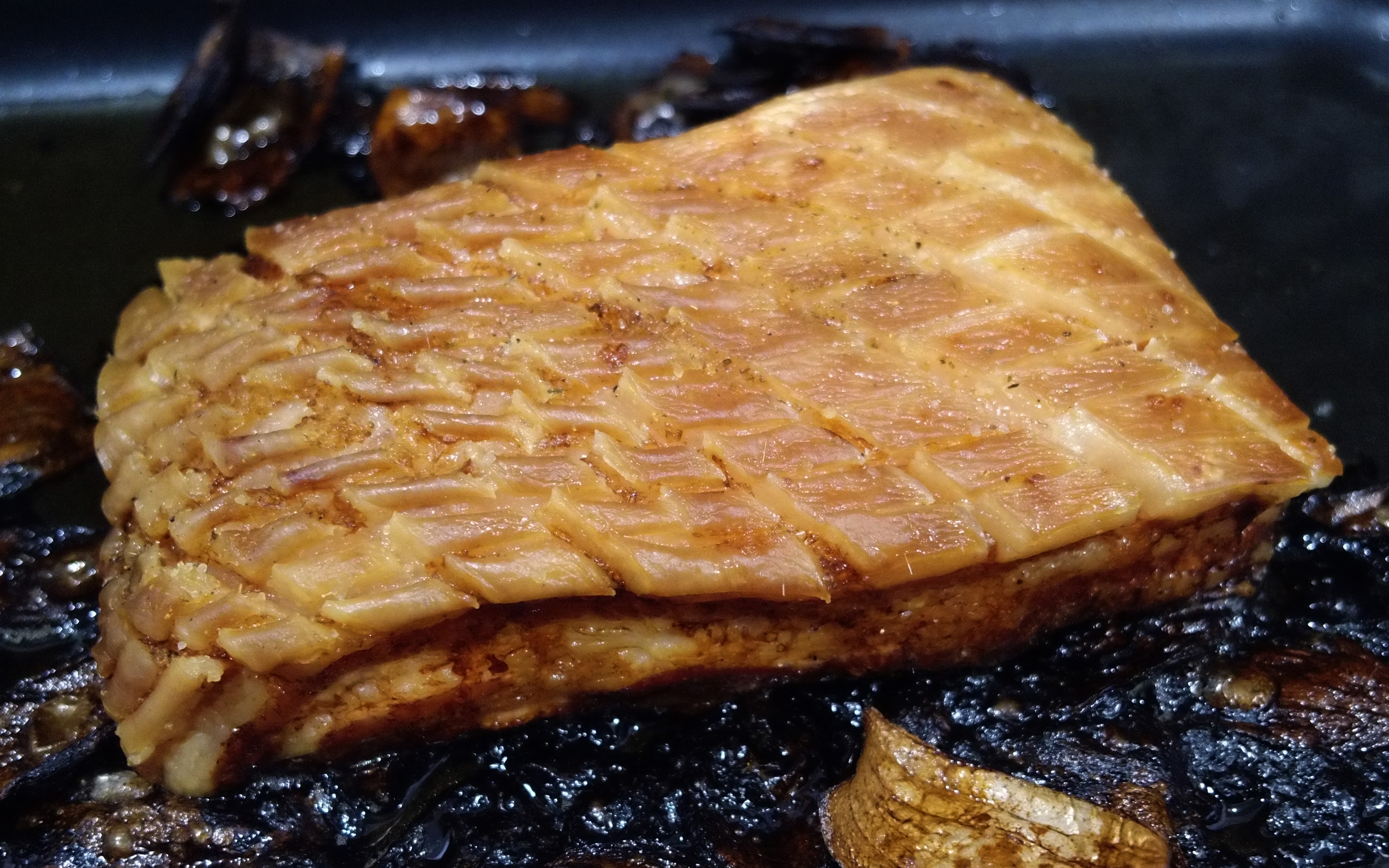 Pork fresh out of the oven