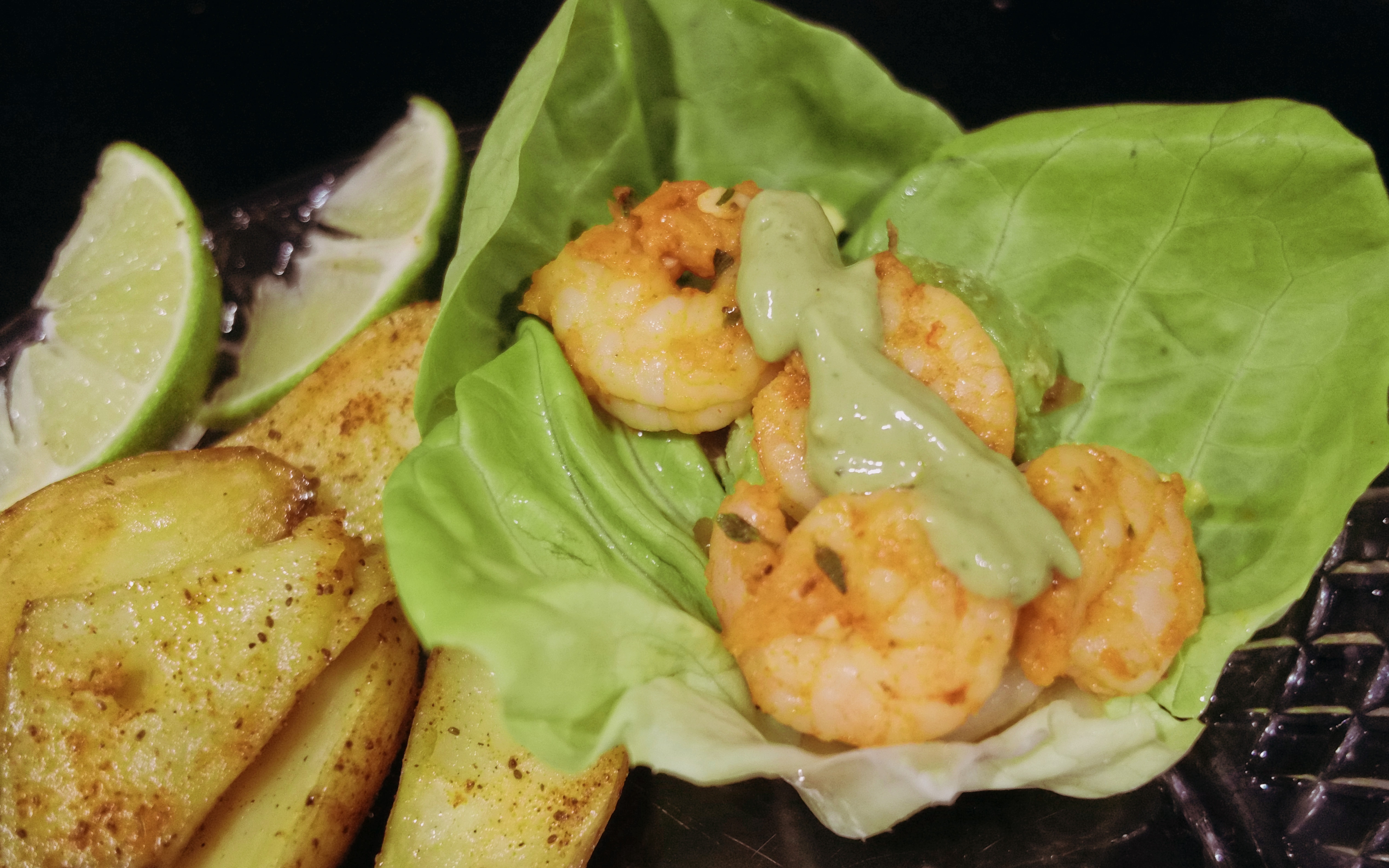 Garlic Butter Shrimp Wrap