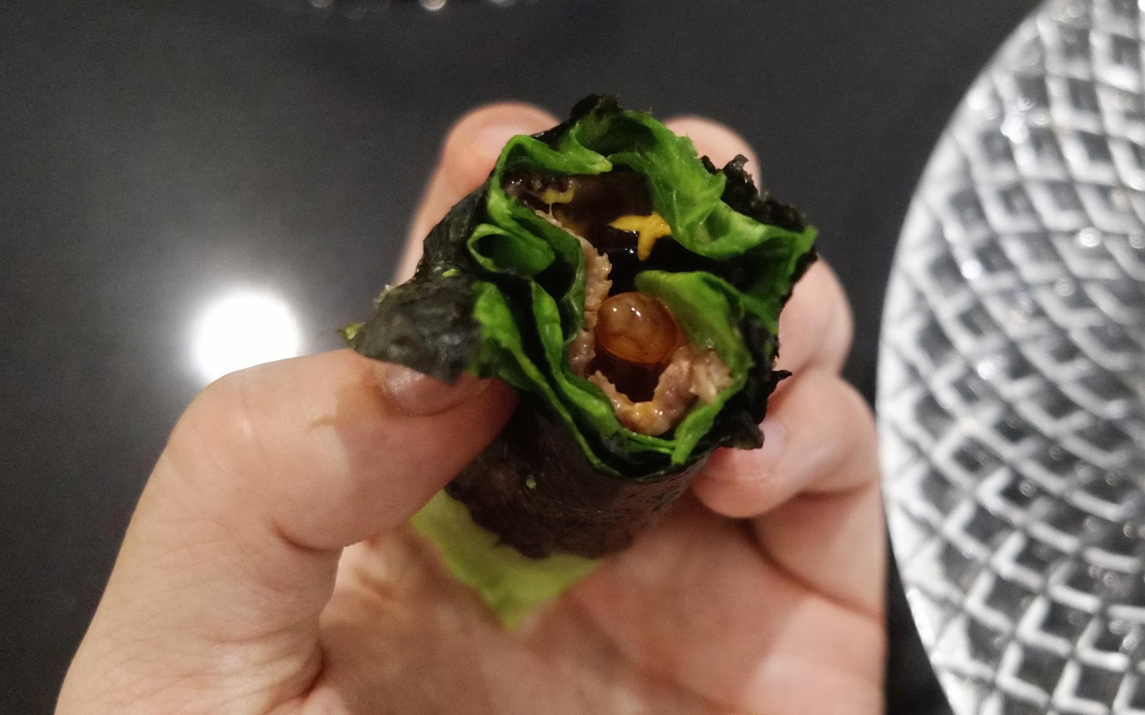 Wrapped and eaten